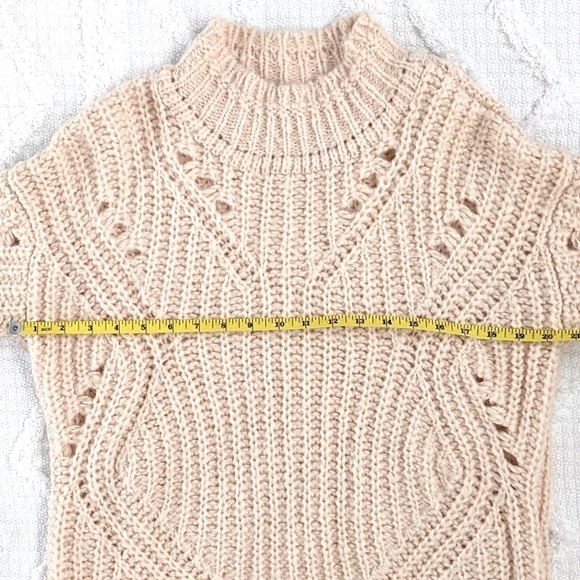 LOFT Soft Pink Alpaca Blend Sweater Size Small - Picture 7 of 9